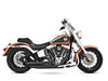Declaration Turnouts Exhaust - Black. Fits Softail 1986-2017.