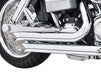 Declaration Turnouts Exhaust - Chrome. Fits Dyna 2006-2017.