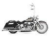 36in. True Dual SharkTail Exhaust - Chrome. Fits Softail 2007-2017.