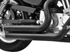 Amendment Exhaust - Black. Fits Sportster 2004-2021