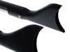 39in. Replacement SharkTail Muffer Set - Black. Only Fits Softail 1997-2017 Running Freedom SharkTail Exhaust Systems.