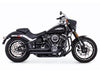 Amendment Exhaust - Black. Fits Softail 2018up with Non-240 Rear Tyre