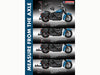 36in. True Dual SharkTail Exhaust - Chrome. Fits Softail 2018up.