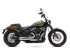 Combat Shorty 2-into-1 Exhaust - Chrome with Chrome End Cap. Fits Softail 2018up.