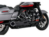 Combat Exhaust - Black with Black End Cap. Fits Touring 2017up.