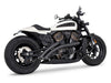 Radical Radius Exhaust - Black with Black End Caps. Fits Sportster S 2021-2023