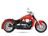 Sharp Curve Radius Exhaust with Black Finish. Fits Suzuki M109R 2006up.
