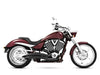 Sharp Curve Radius Exhaust - Black. Fits Victory Hammer & Jackpot 2008-2017
