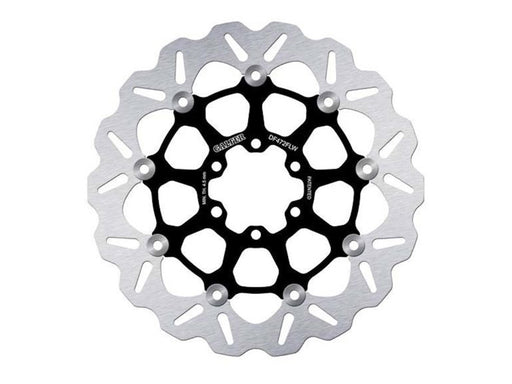 11.8in. Front or Rear Wave Floating Disc Rotor with Black Carrier. Fits Victory & Indian 2014up