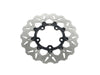 11.8in. Rear Floating Wave Disc Rotor - Black. Fits V-Rod 2006-2017.