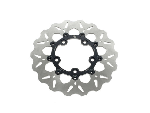 11.8in. Rear Floating Wave Disc Rotor - Black. Fits V-Rod 2006-2017.