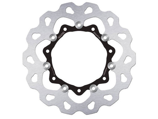 11.8in. Front Floating Wave Disc Rotor - Stainless Steel. Fits Touring 2014-2023 with HD Agitator Wheel.