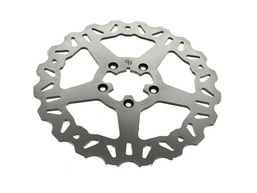 11.5in. Front Solid Mount Wave Disc Rotor. Fits Big Twin & Sportster 1984-1999.