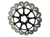 13in. Front Wave Floating Disc Rotor with Contrast Cut Carrier. Fits most Big Twin 2000up when Using Special 6 Piston Caliper.