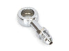 Chrome True 12mm ID, 180 Degree Straight Banjo - Male #3 End.