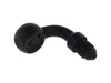 Black 7/16in. ID, 90 Degree Banjo - Male #3 End.