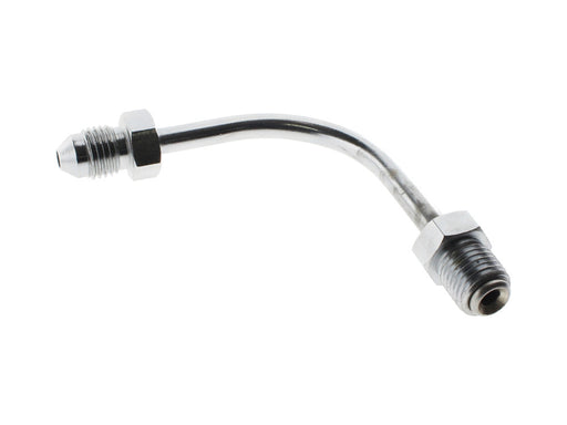 Adapter Fitting 3/8-24 Inverted Flare x 90 Degree Long Bend to AN3 Line