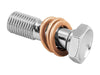 3/8in. Double Banjo Bolt - Chrome.