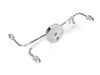 AN3 Front Dual Disc Brake Tee - Chrome. Fits Narrow Glide Front Ends with Dual Disc Rotors.
