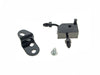 Rear Brake Tee - Black. Fits Softail 2000-2006.