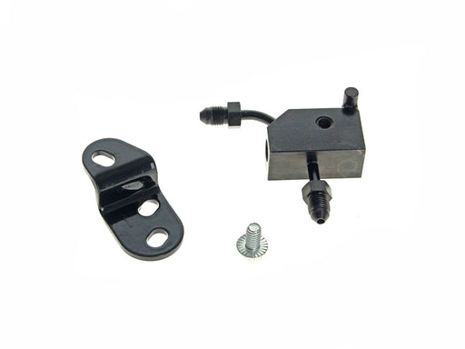 Rear Brake Tee - Black. Fits Softail 2000-2006.