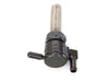 High-Flow Fuel Tap / Petcock with 22mm Thread & 5/16in. Downward Facing Fuel Outlet - Black. Fits Softail 1984-2006, Dyna 1991-2006, FXR 1982-1994, Touring 1988-2006, Sportster 1975-2006 & 4Spd Big Twin 1975-1986