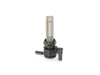 High-Flow Fuel Tap / Petcock with 22mm Thread & 5/16in. Downward Facing Fuel Outlet - Black. Fits Softail 1984-2006, Dyna 1991-2006, FXR 1982-1994, Touring 1988-2006, Sportster 1975-2006 & 4Spd Big Twin 1975-1986