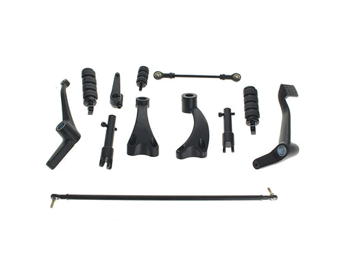Forward Controls - Black. Fits Sportster 2004-2013