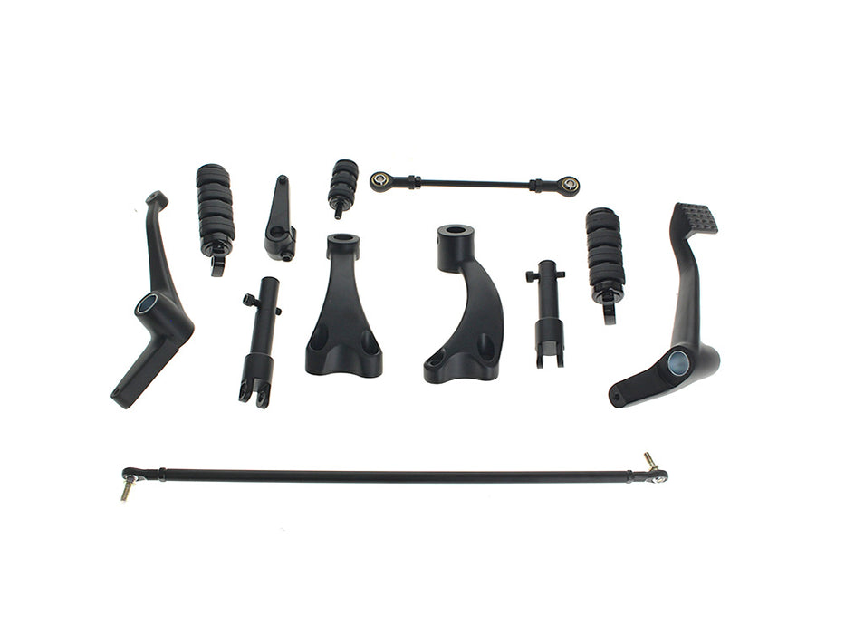 Forward Controls - Black. Fits Sportster 2004-2013