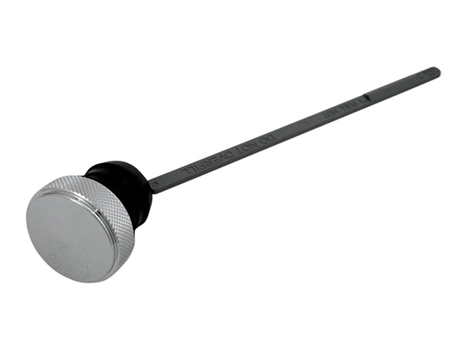 Engine Oil Dipstick - Chrome. Fits Dyna 1999-2005