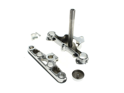 Triple Tree Kit - Chrome. Fits FL Softail 1986-1999