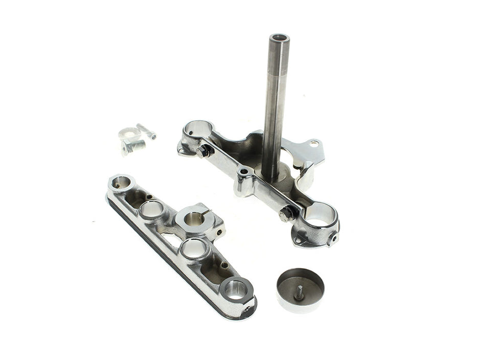 Triple Tree Kit - Chrome. Fits FL Softail 1986-1999
