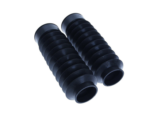 49mm Rubber Fork Boot Gaiters - Black. Fits Dyna Wide Glide 2006-2017