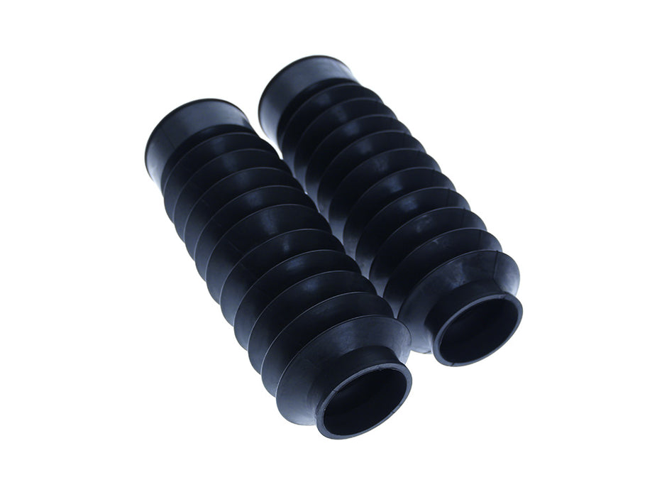 49mm Rubber Fork Boot Gaiters - Black. Fits Dyna Wide Glide 2006-2017