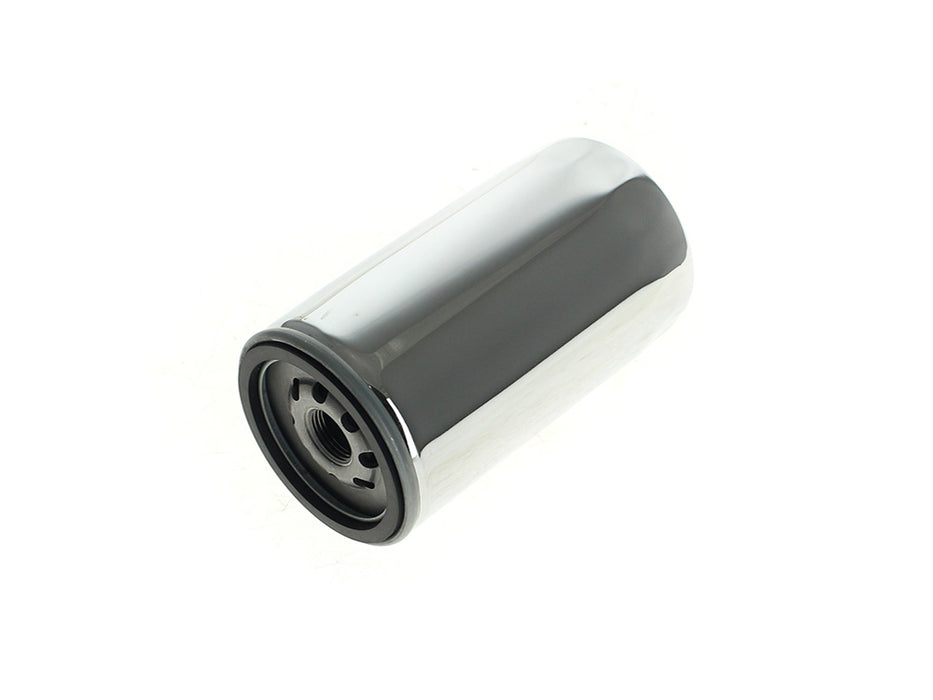 Oil Filter - Chrome. Fits Dyna 1991-1998