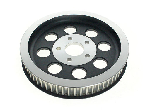 61 Tooth x 1.5in. Rear Pulley - Black. Fits Big Twin 1980-1999 with 1-1/2in. Wide Belt