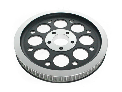 70 Tooth x 1-1/8in. Rear Pulley - Black. Fits Dyna 2000-2005