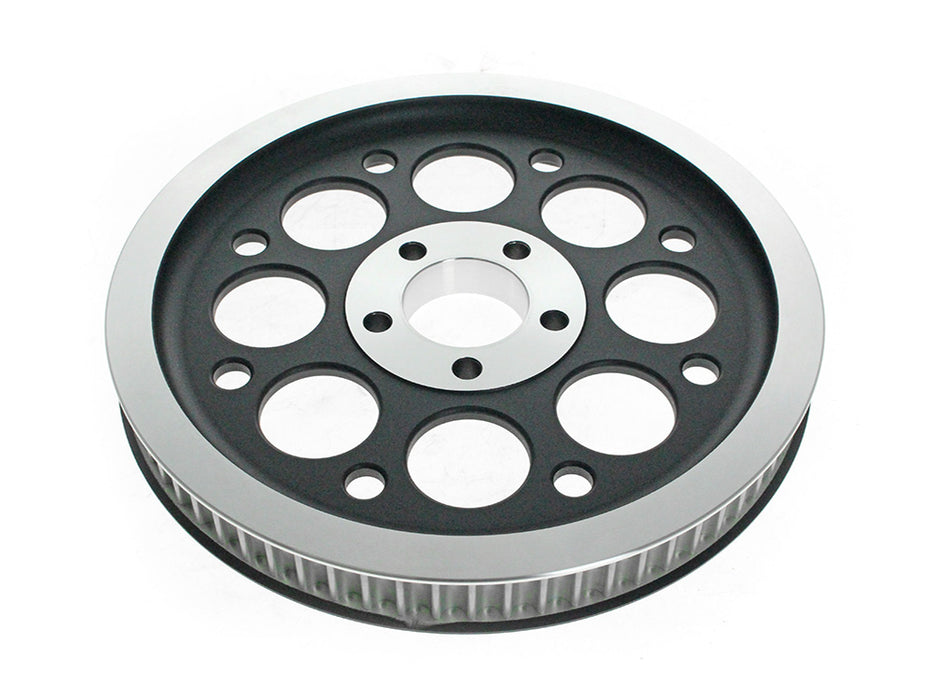 70 Tooth x 1-1/8in. Rear Pulley - Black. Fits Dyna 2000-2005