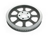 70 Tooth x 1-1/8in. Rear Pulley - Silver. Fits Softail 2000-2006