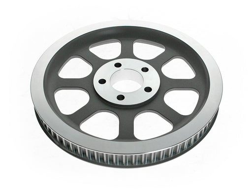 70 Tooth x 1-1/8in. Rear Pulley - Silver. Fits Softail 2000-2006