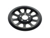 Rear Pulley Cover - Gloss Black. Fits Dyna 2006-2017 & Softail 2007up with 66 Teeth Rear Pulley