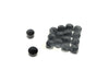 Engine, Transmission & Primary Kool Kaps Bolt Cover Kit - Black. Fits Twin Cam & Evolution