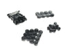 Engine, Transmission & Primary Kool Kaps Bolt Cover Kit - Black. Fits Twin Cam & Evolution