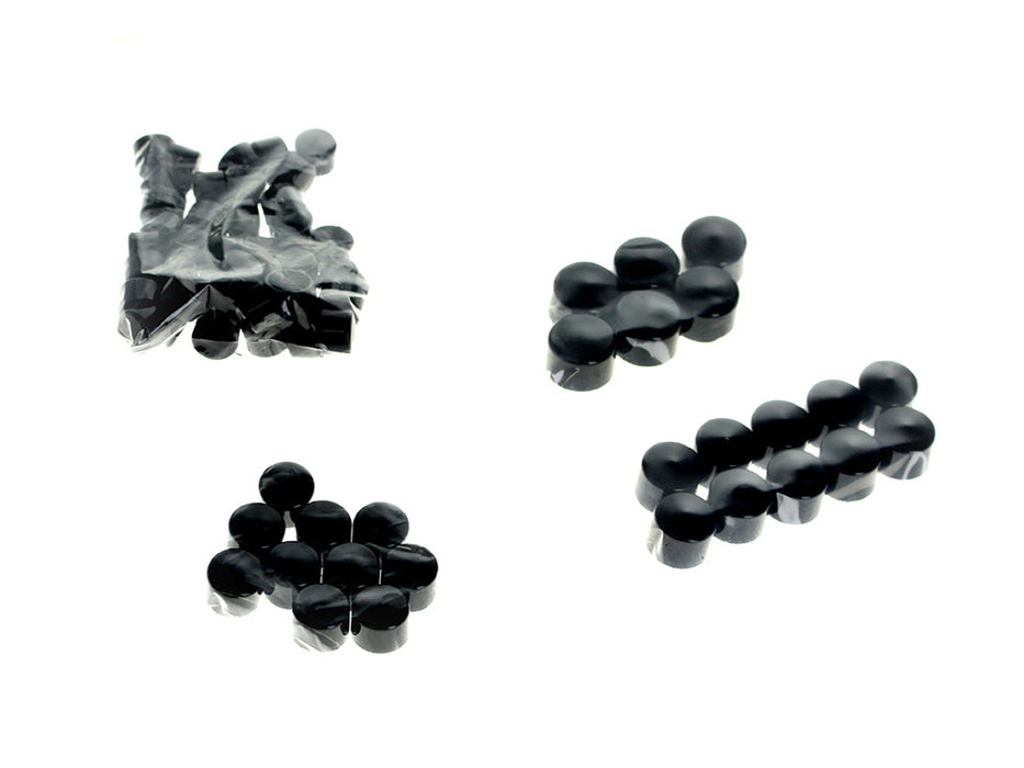 Engine, Transmission & Primary Kool Kaps Bolt Cover Kit - Black. Fits Milwaukee-Eight 2017up