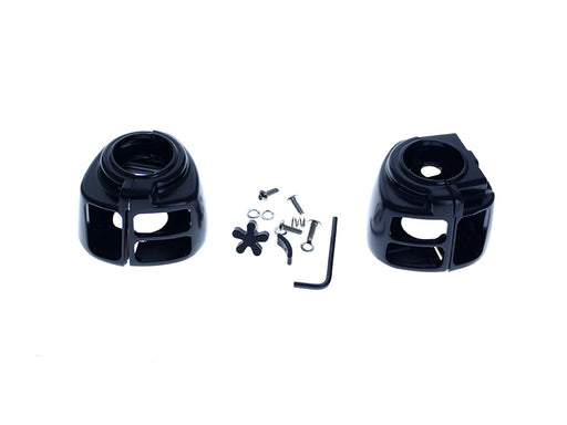 Switch Housing - Black. Fits Softail 1996-2010, Dyna 1996-2011, Road King 1996-2013, V-Rod 2002-2013 & Sportster 1996-2013