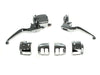Handlebar Control Kit - Chrome. Fits Big Twin 1996-2010 & Sportster 1996-2003 with Single Disc Front Brake