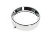 Frenched 7in. Headlight Trim Ring - Chrome. Fits FL Softail 1994-2017 & Freewheeler Trike 2015up