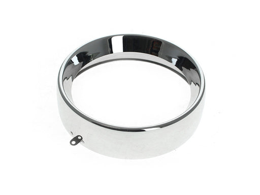 Frenched 7in. Headlight Trim Ring - Chrome. Fits FL Softail 1994-2017 & Freewheeler Trike 2015up