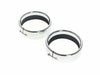 Frenched 4-1/2in. Passing Lamp Trim Ring - Chrome. Fits Big Twin 1969up