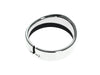 Peaked Visor Style 5-3/4in. Headlight Trim Ring - Chrome. Fits FX Softail 1994-2015, Dyna 1994-2017 & Most Sportster Models 2004-2021.